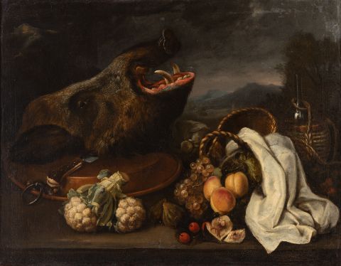 Still Life with a Boar's Head 1