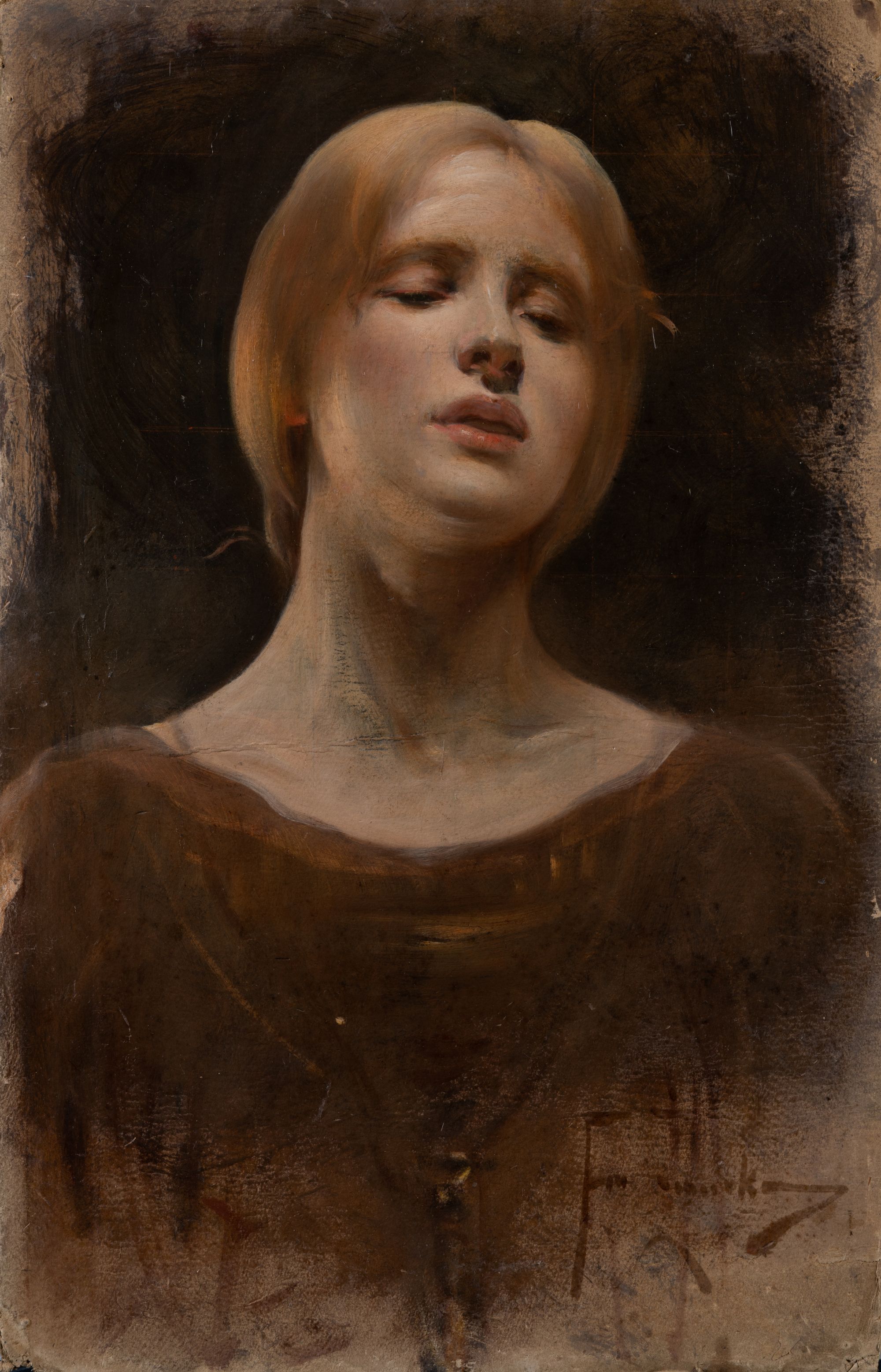 Bust of a Young Woman (Study for the "Laudamus feminam" Painting) 1