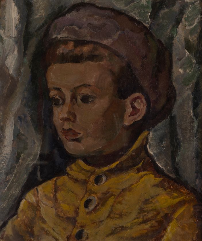 Портрет сина Олександра (На звороті: Святий Антоній Великий) — Микола Федюк