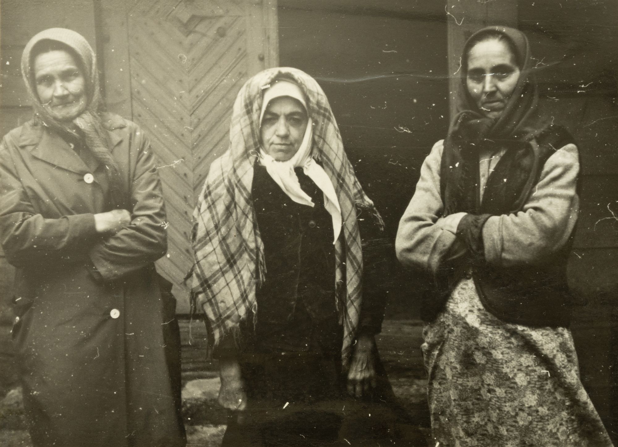 Three Older Women Against the Portal