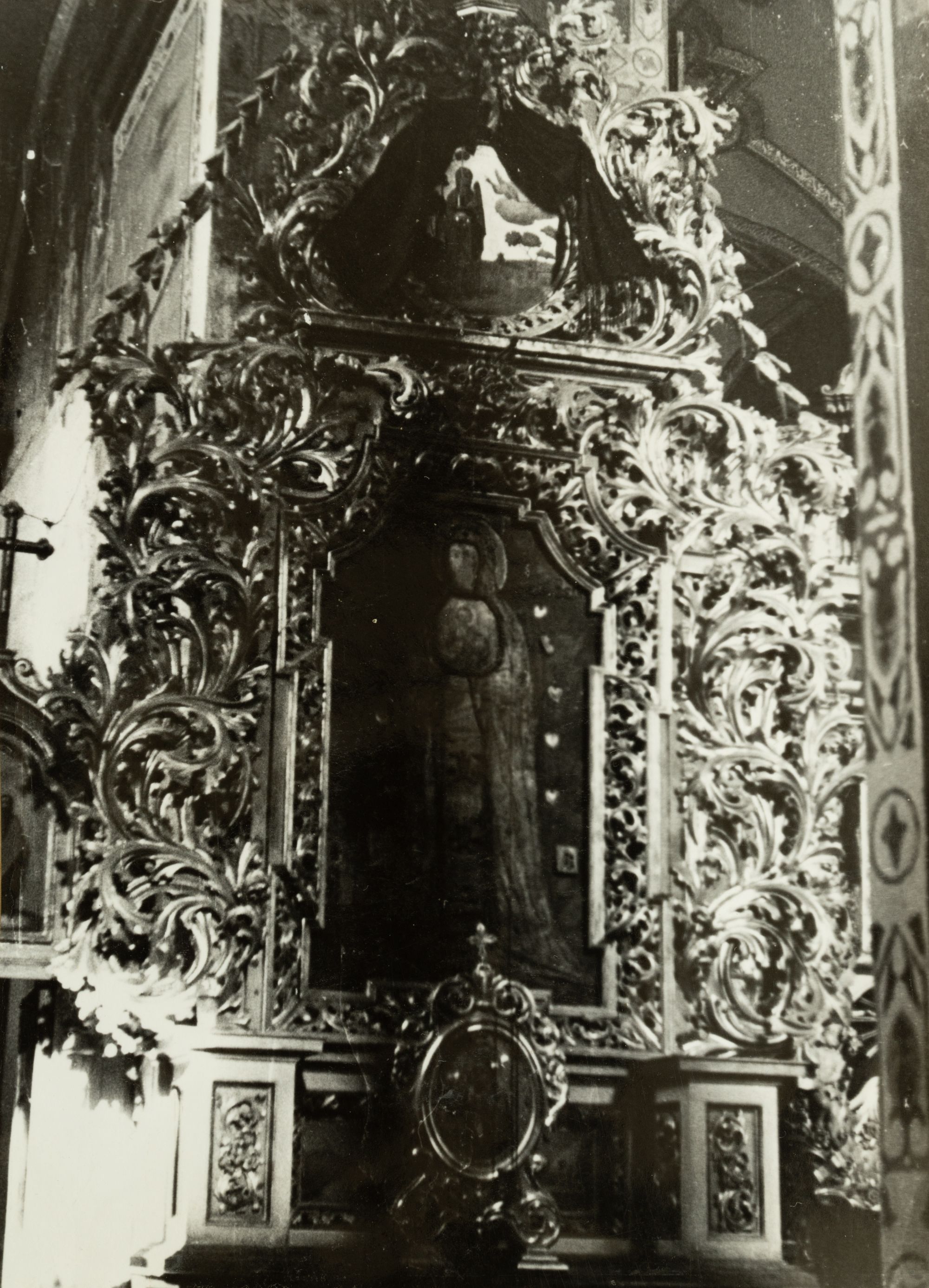 Feretron with an Icon Depicting a Saint from the Holy Trinity Church