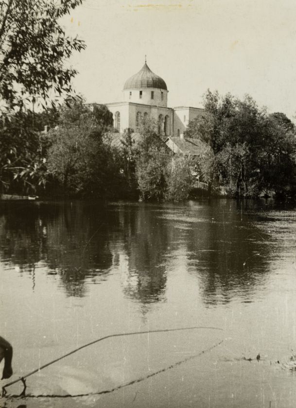 Пейзаж з водоймою — невідомий