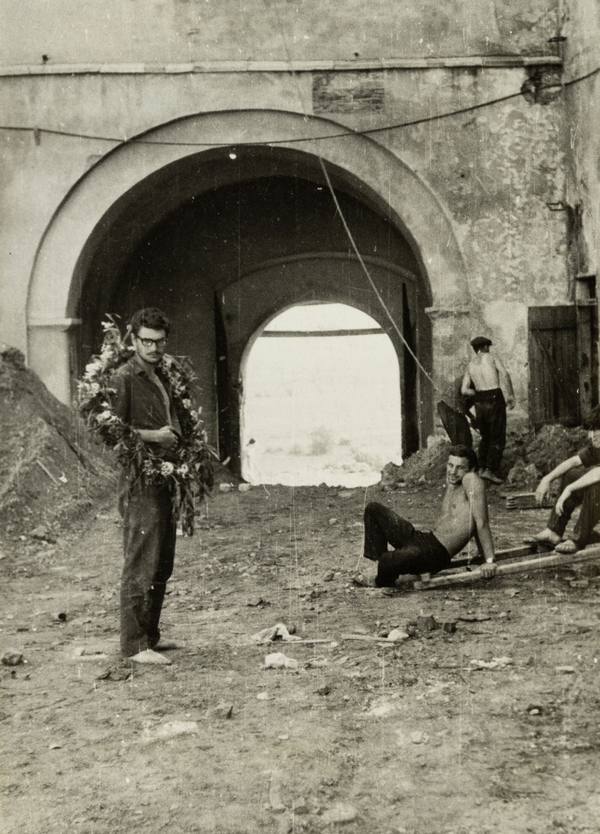Repair Work on the Territory of the Olesko Castle