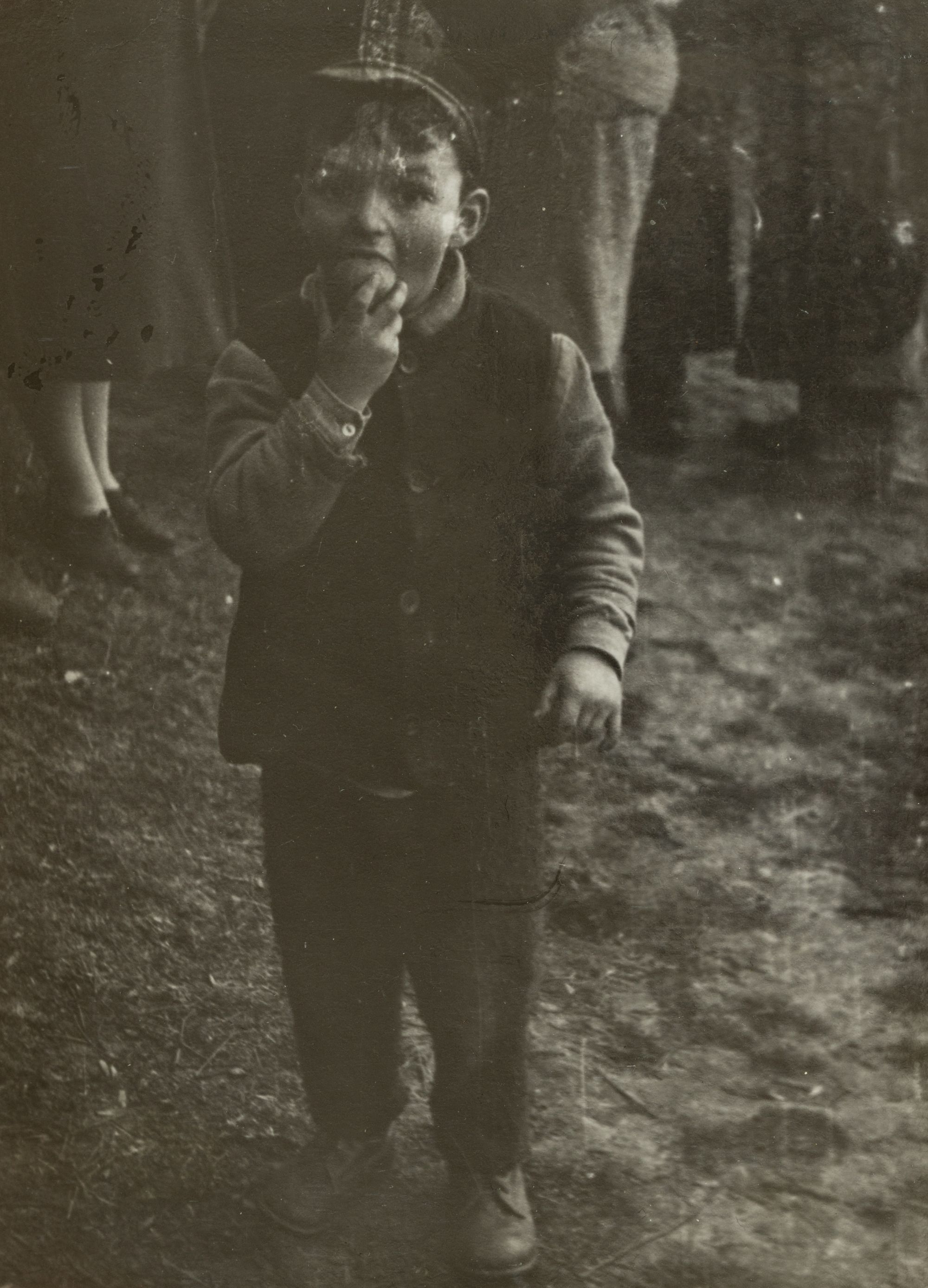 Boy Eating an Apple