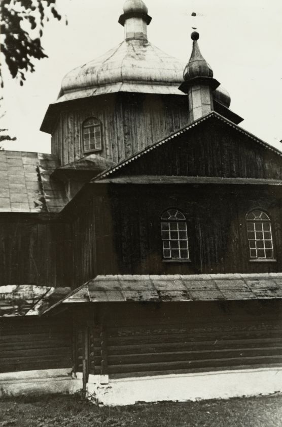 Дерев’яна церква Собору Богородиці з дзвіницею — невідомий