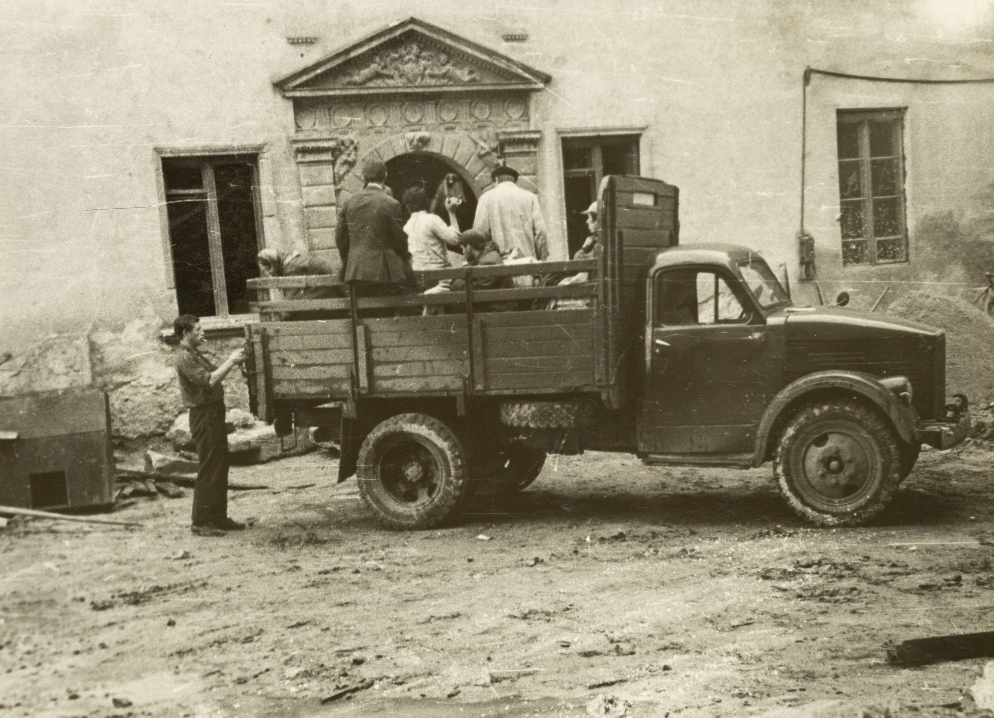 Repair Work on the Territory of the Olesko Castle