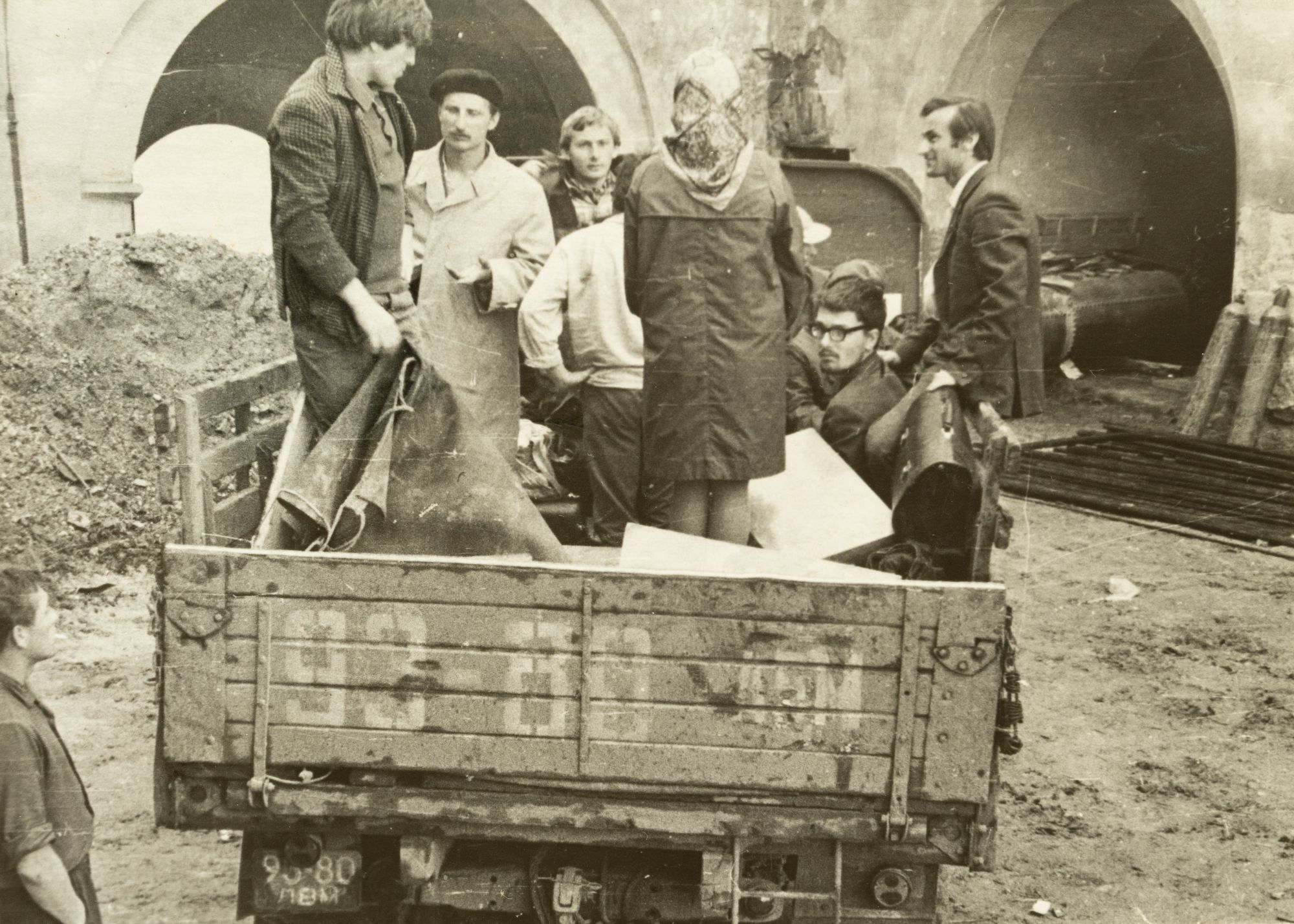 Repair Work on the Territory of the Olesko Castle