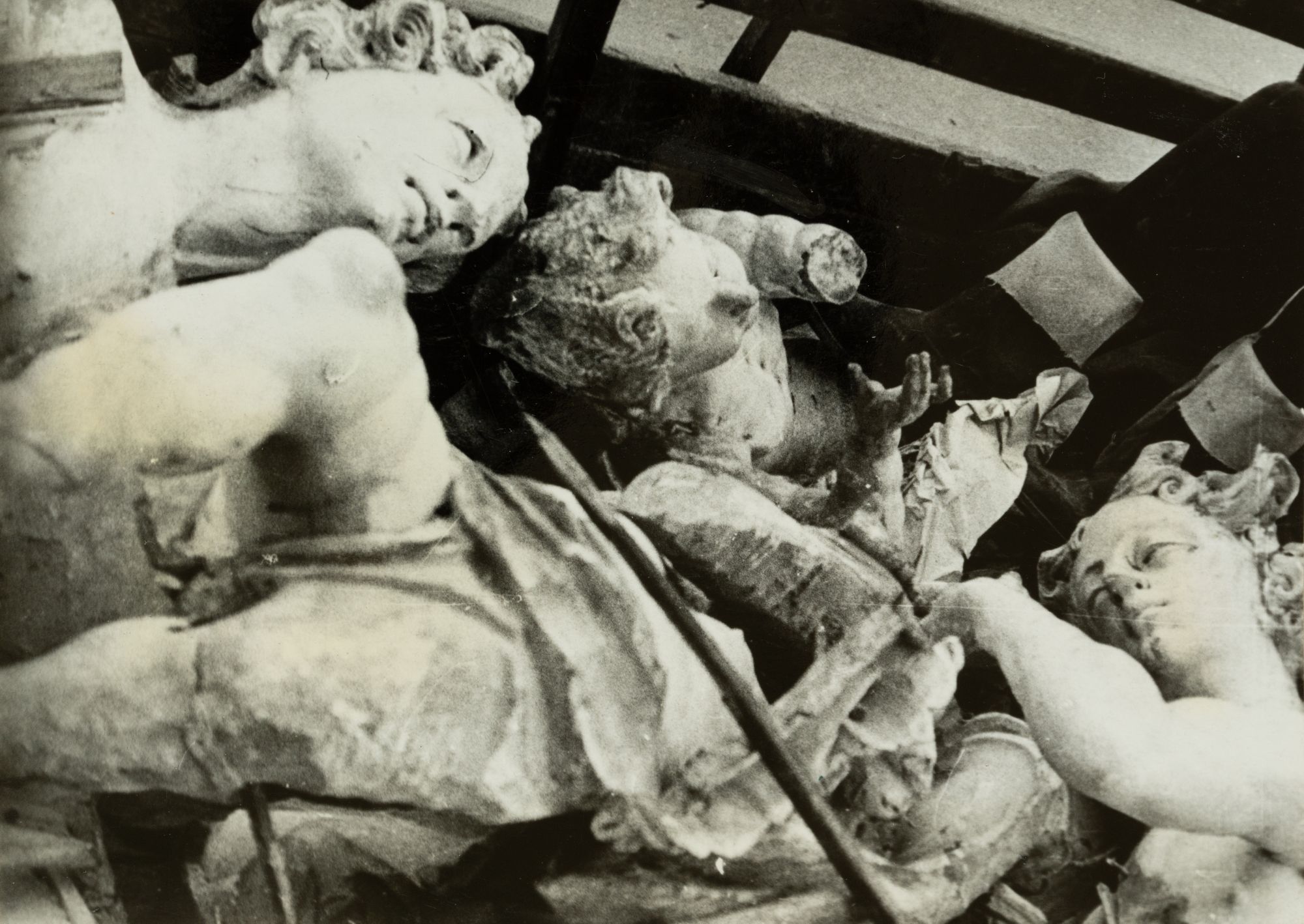 Transporting a Wooden Sculpture
