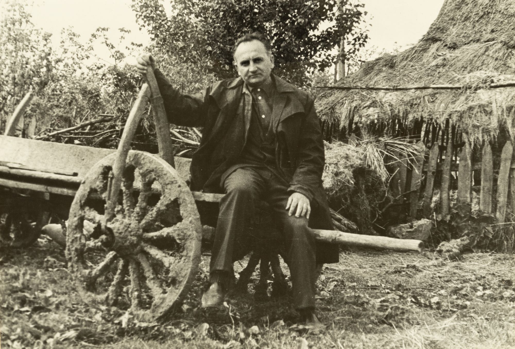 Volodymyr Ovsiichuk Sitting on a Cart