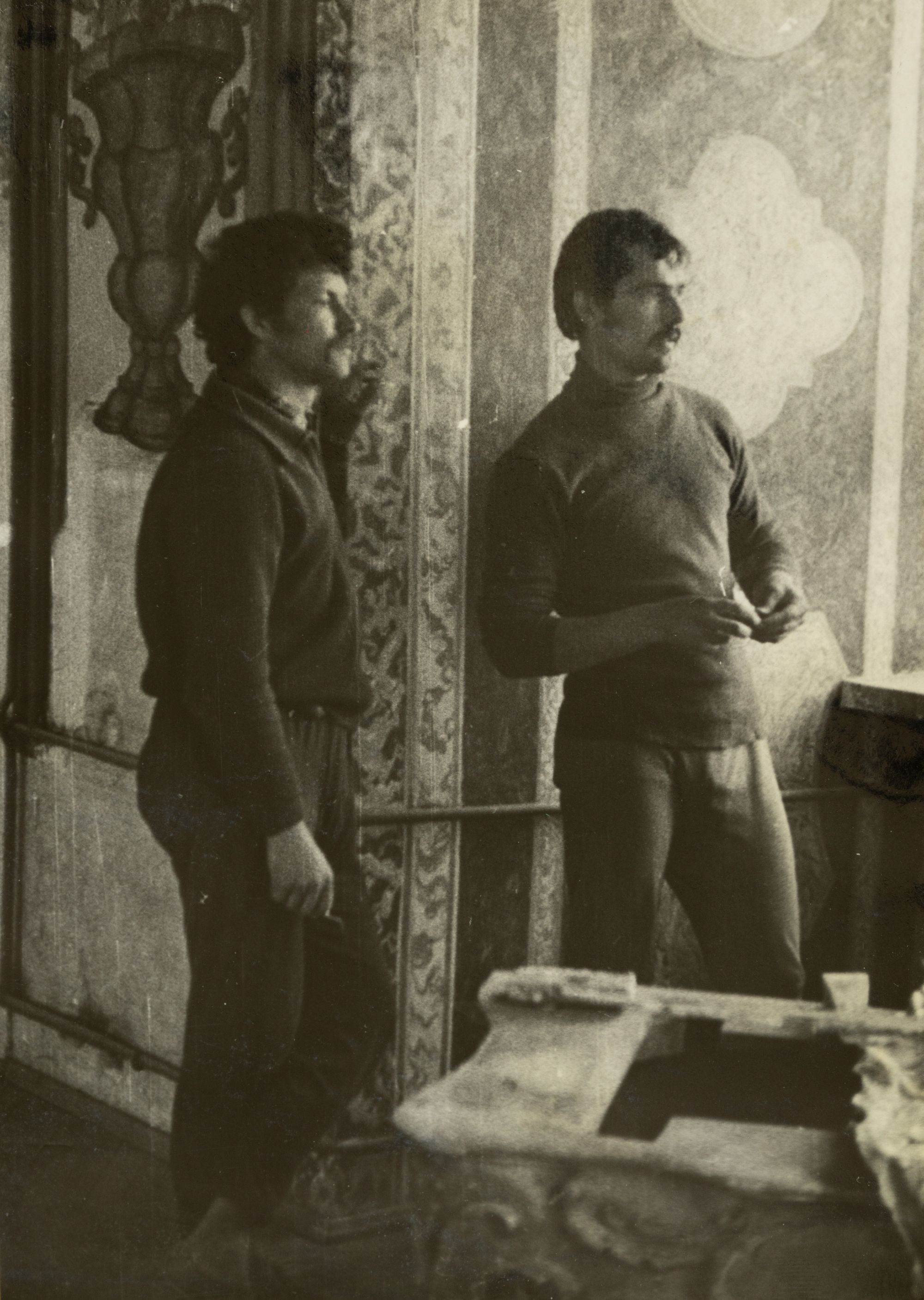 Work on the Interior Mural