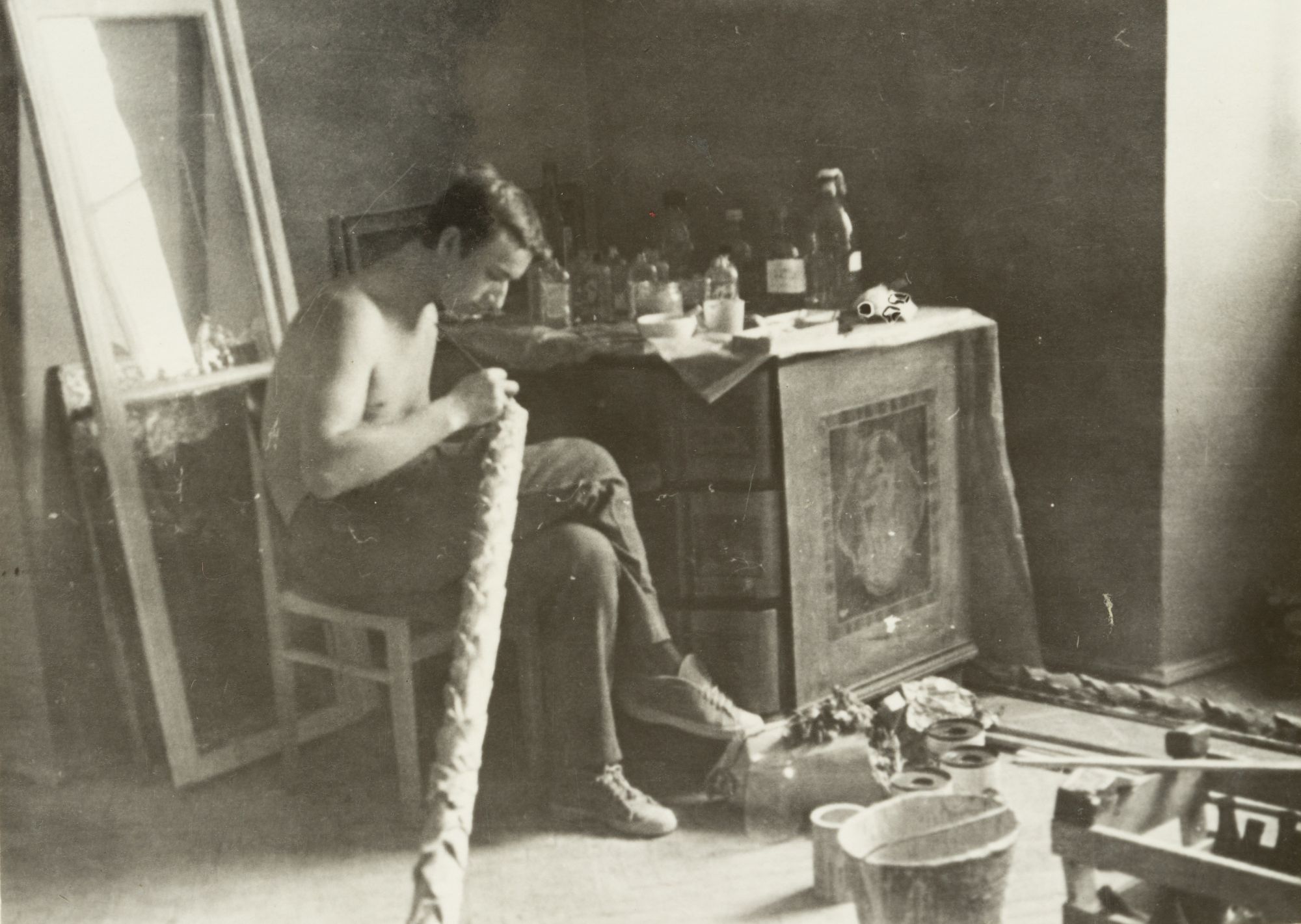 Man with a Part of the Frame