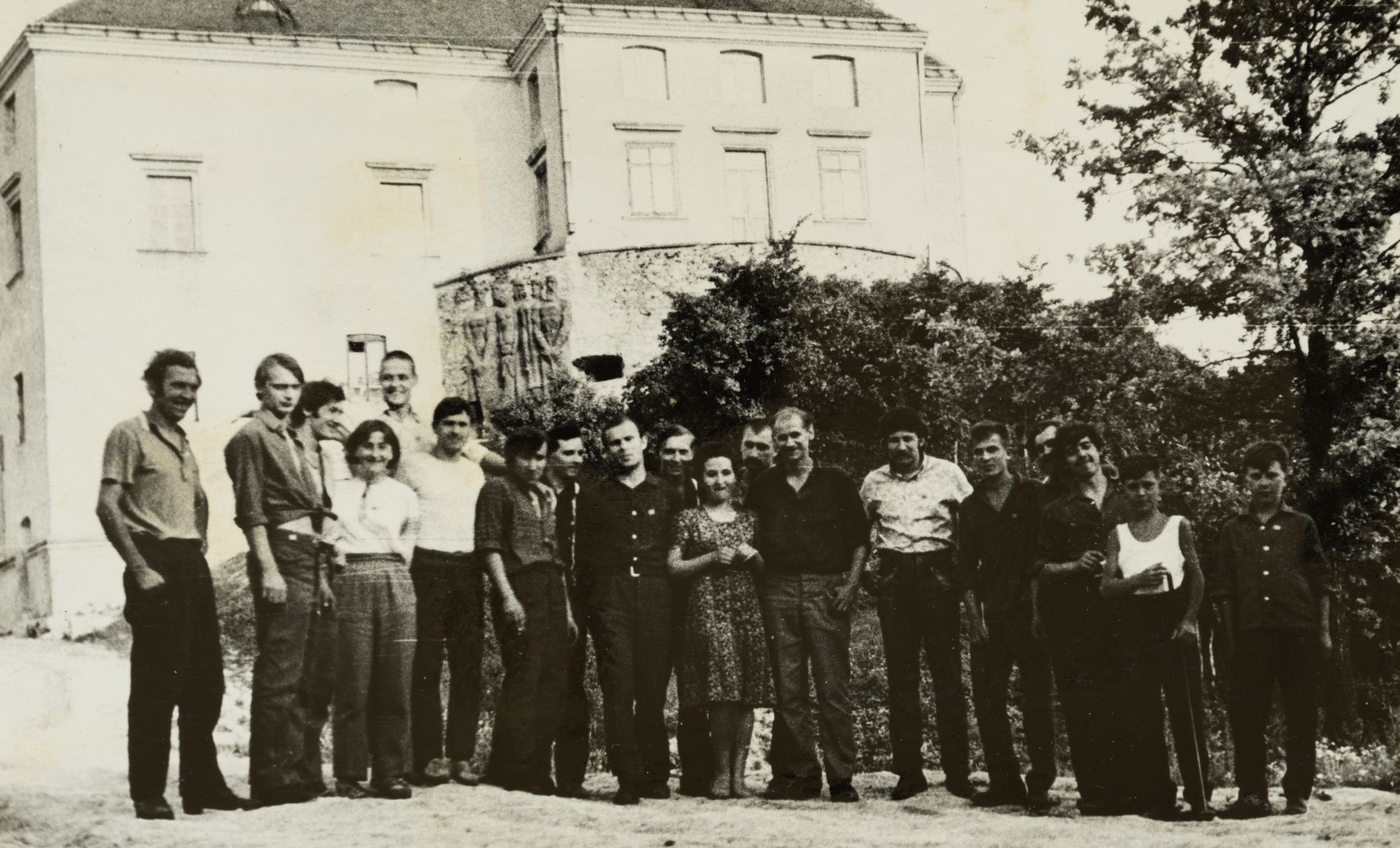 Group Photo in Front of the Olesko Castle
