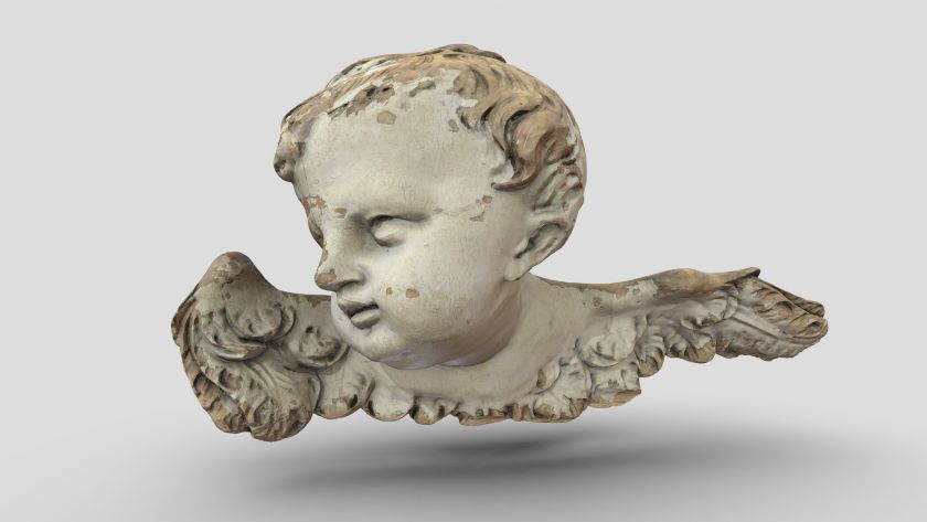 Head with Wings — unknown