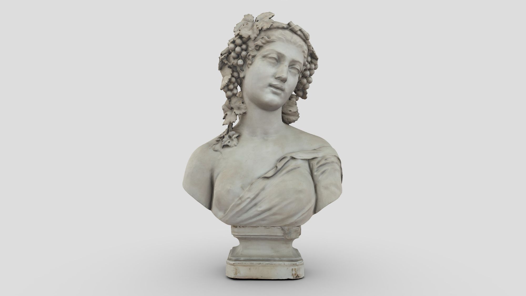 Girl with a Wreath of Grapes on Her Head