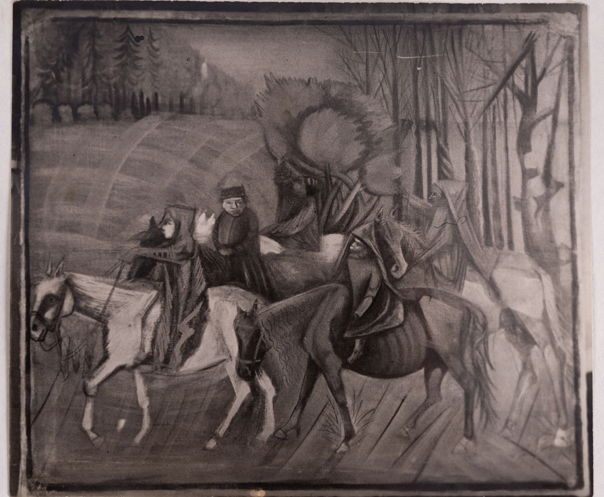 Mykhailo Lezviiev. Peasant Shepherds