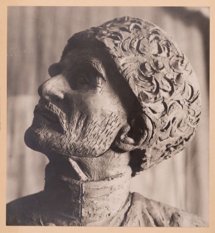 Mykhailo Lezviiev. Man from the "Collective Farmers" Sculptural Group 1