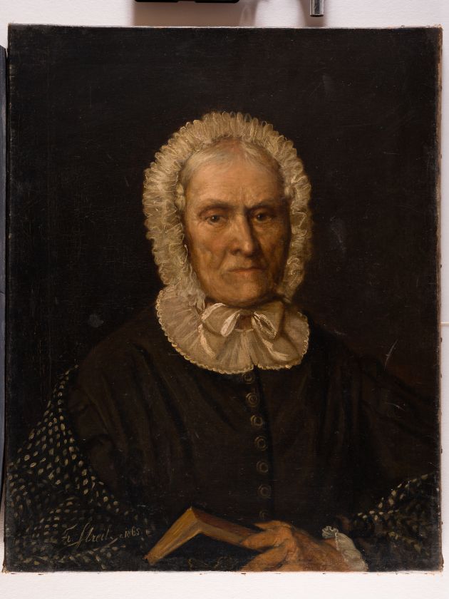 Portrait of Domicella Miencinska — Franciszek Streitt