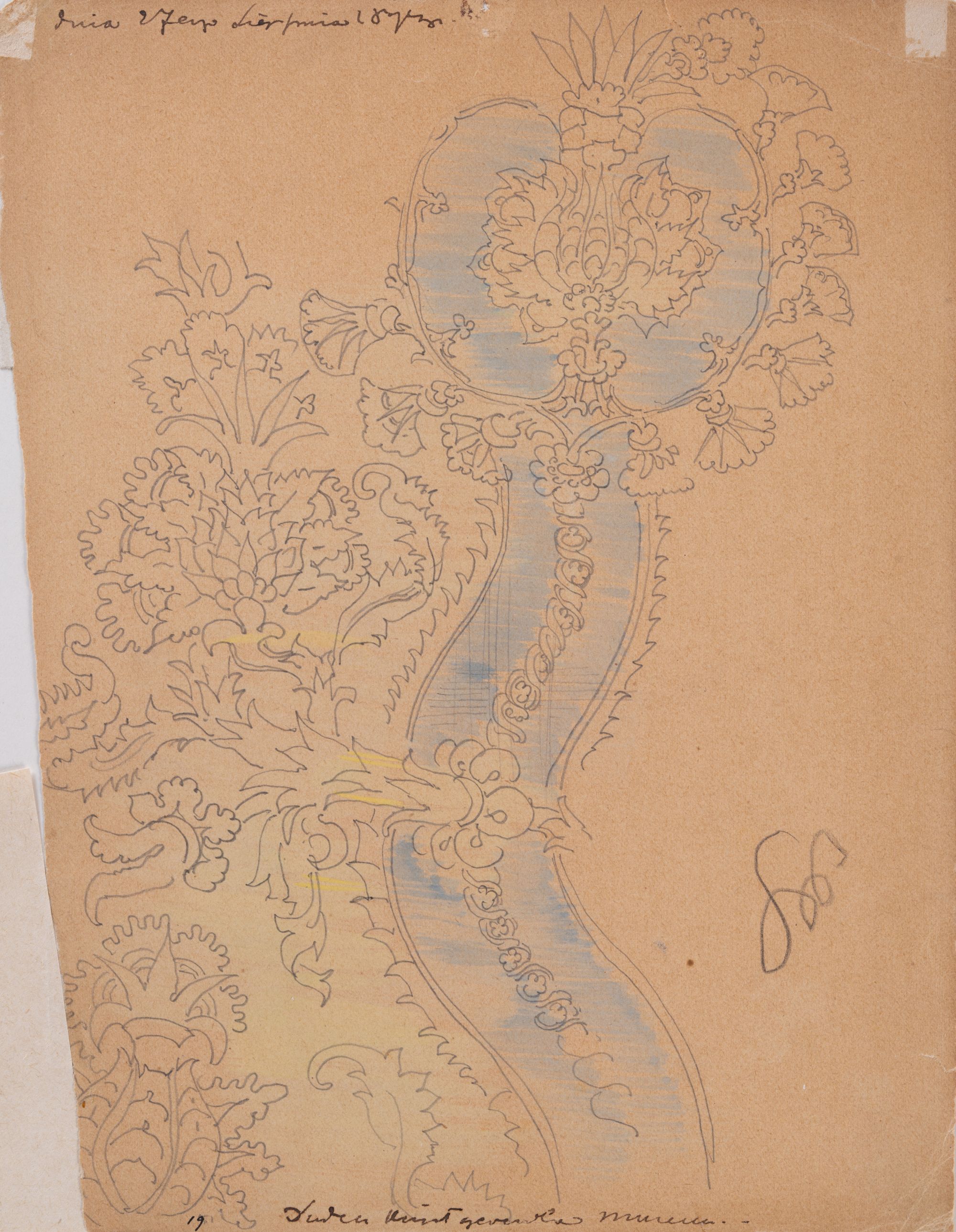 Study of Medieval Fabric Ornament