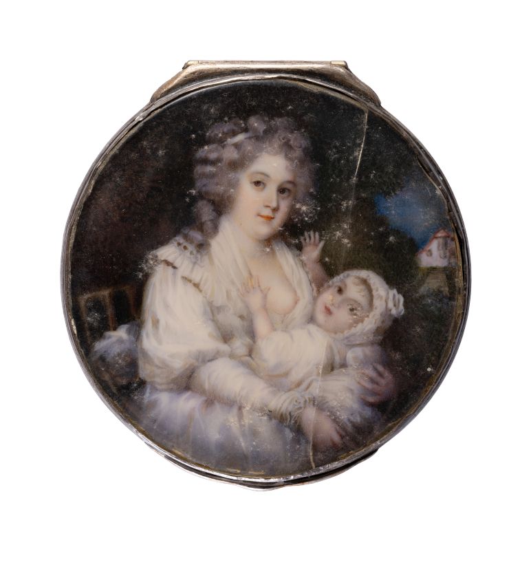 Портрет жінки (Копія мініатюри Семюеля Шеллі (1750–1808) — Жерар
