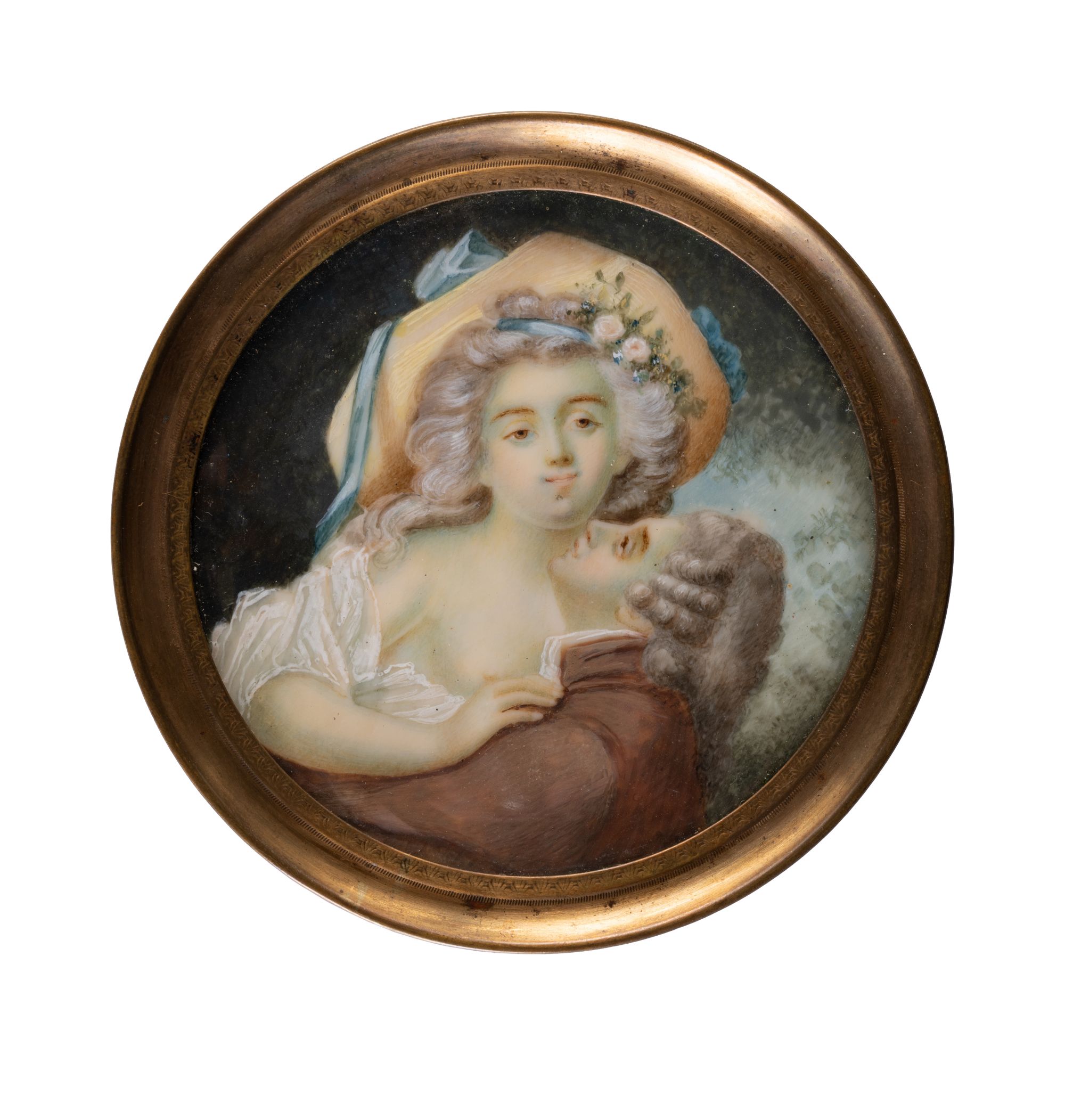 Поцілунок (Копія мініатюри Петера Адольфа Халла (1736–1793) 1