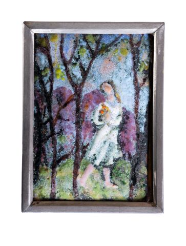 Girl in the Garden 1